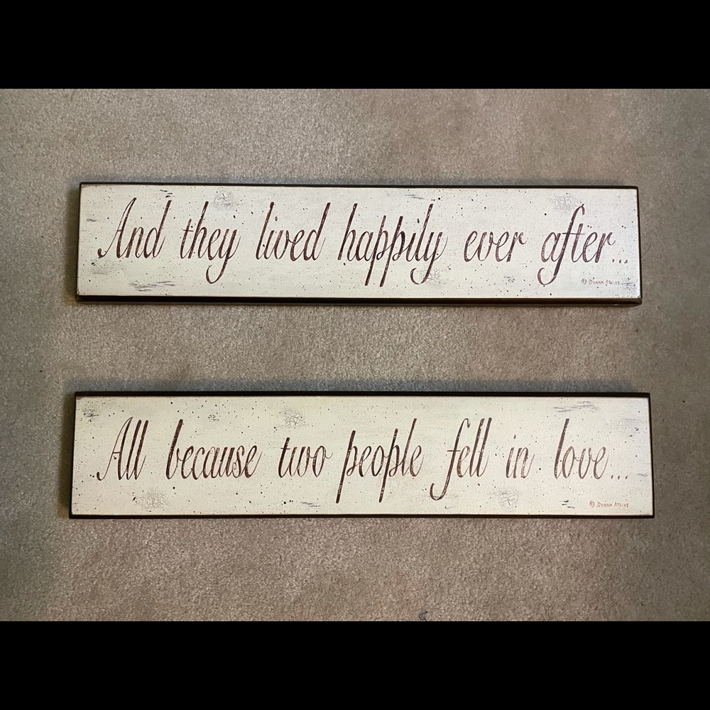 Signs for Wedding, Home Decor, Accent Piece